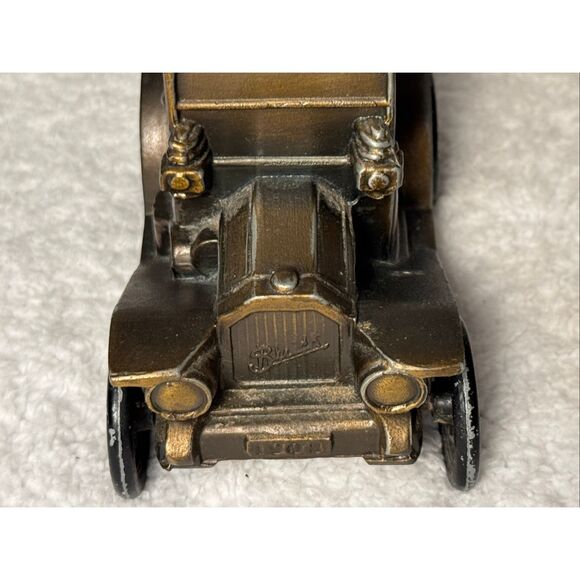 Vintage Banthrico 1908 Buick Die Cast Metal Car Coin Bank - Picture 7 of 10